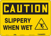 Safety Sign 10 inx14 in Polyethylene