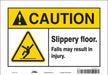 Safety Sign 7 inx10 in Vinyl