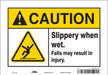 Safety Sign 7 inx10 in Vinyl
