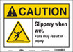 Safety Sign 10 inx14 in Vinyl
