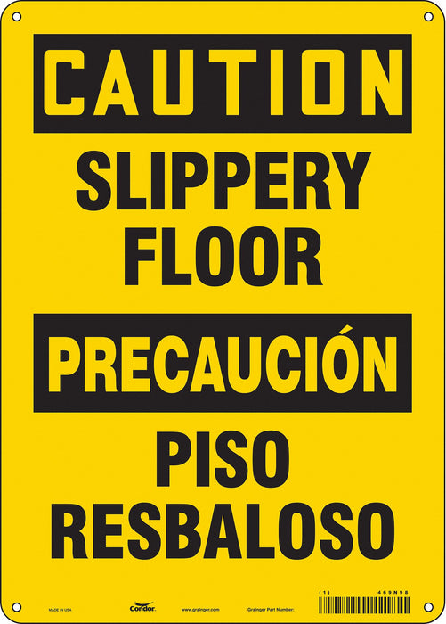 Safety Sign 14 inx10 in Aluminum