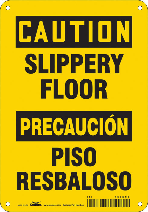 Safety Sign 10 inx7 in Polyethylene