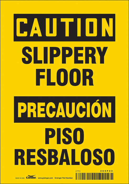 Safety Sign 10 in x 7 in Vinyl