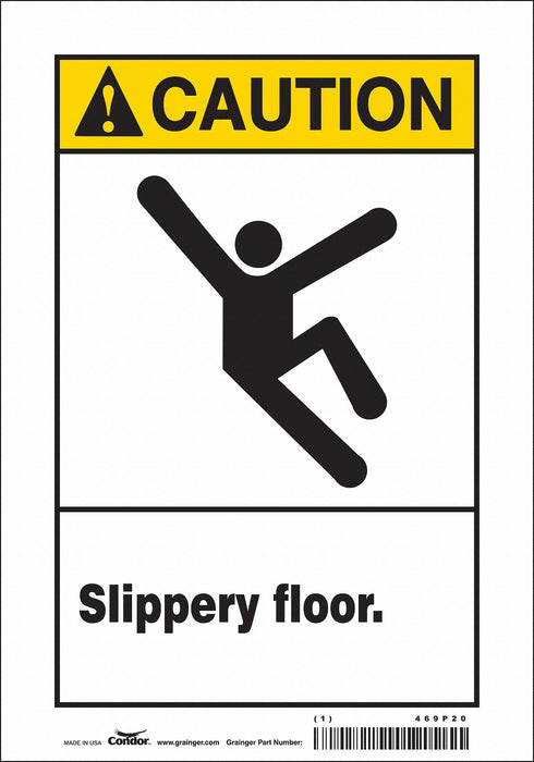 Safety Sign 10 inx7 in Vinyl