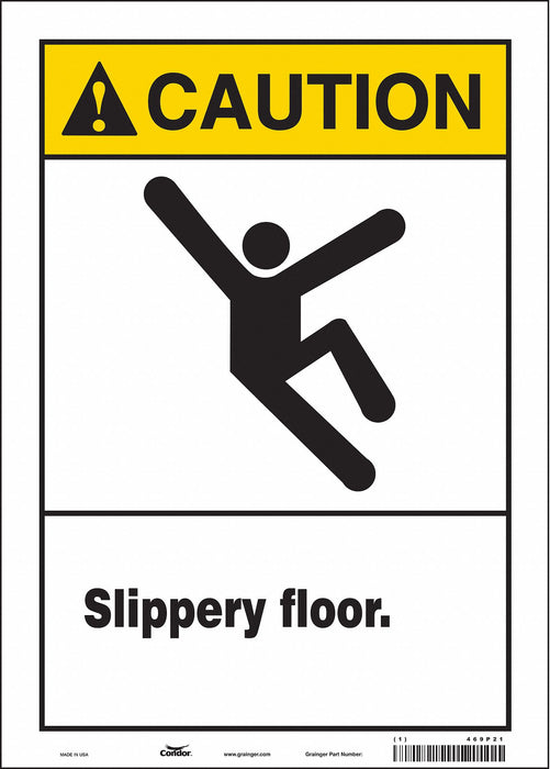 Safety Sign 14 inx10 in Vinyl