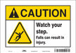 Safety Sign 7 inx10 in Vinyl