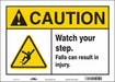 Safety Sign 10 inx14 in Vinyl