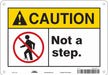 K1396 Safety Sign 7 in x 10 in Aluminum