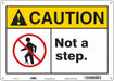 K1396 Safety Sign 10 in x 14 in Aluminum