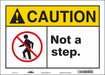 K1396 Safety Sign 10 inx14 in Vinyl
