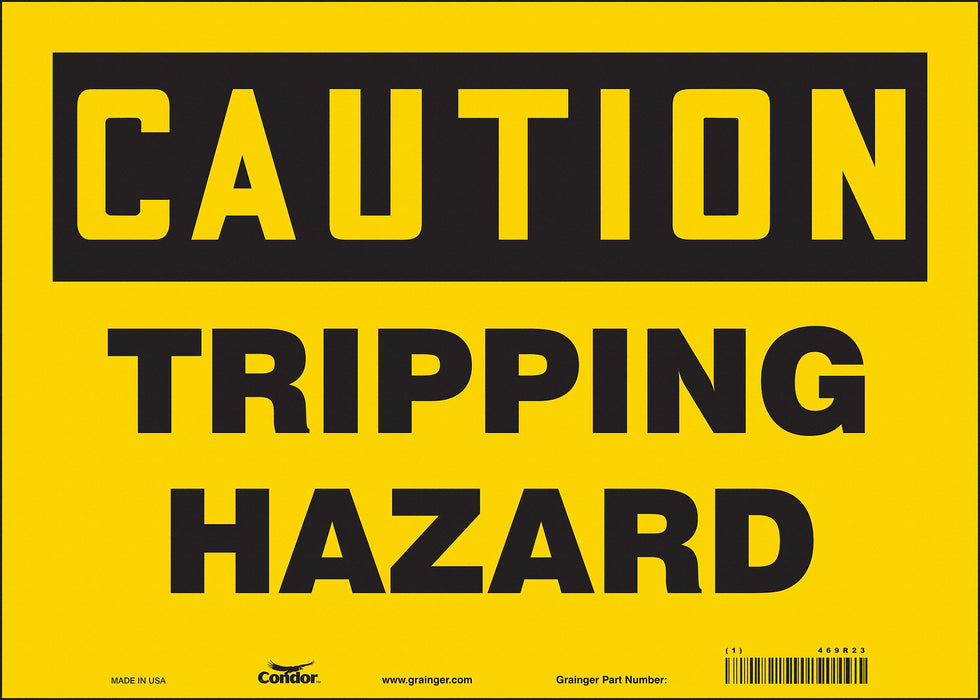 K1397 Safety Sign 10 inx14 in Vinyl