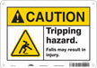Safety Sign 7 inx10 in Polyethylene