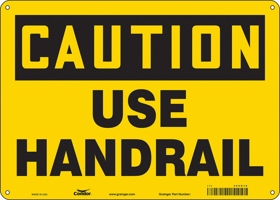 K1400 Safety Sign 10 inx14 in Aluminum