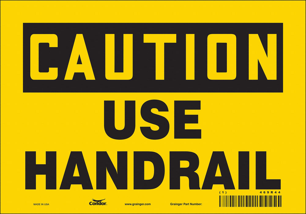 K1400 Safety Sign 7 in x 10 in Vinyl
