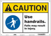 Safety Sign 10 inx14 in Polyethylene