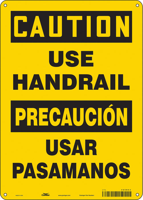 Safety Sign 14 inx10 in Aluminum