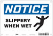 Safety Sign 7 in x 10 in Aluminum