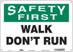 K1416 Safety Sign 10 inx14 in Aluminum