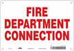 Safety Sign 7 in x 10 in Polyethylene