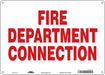 Safety Sign 10 in x 14 in Polyethylene