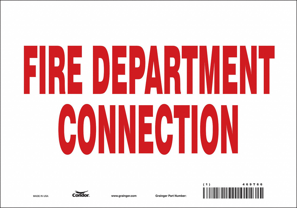 Safety Sign 7 in x 10 in Vinyl