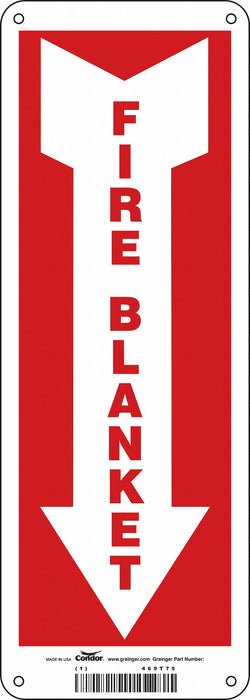 Safety Sign 14 in x 5 in Vinyl