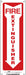 Safety Sign 12 in x 4 in Aluminum