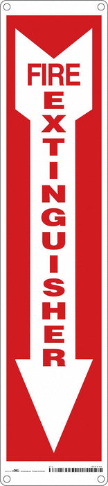 J7050 Safety Sign 18 in x 4 in Aluminum