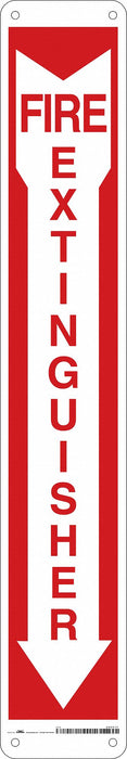 Safety Sign 24 in x 4 in Aluminum