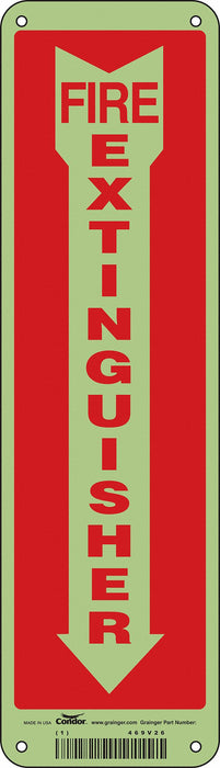 Safety Sign 14 in x 4 in Polyethylene