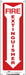Safety Sign 12 in x 4 in Polyethylene
