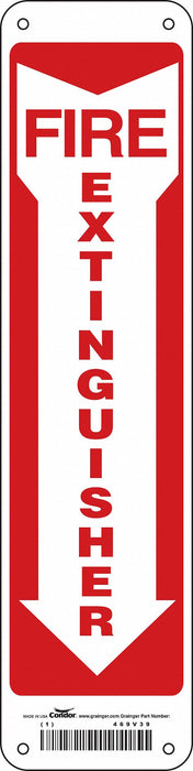 Safety Sign 14 in x 3 1/2 in Vinyl