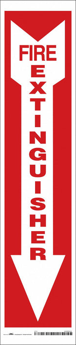 J7050 Safety Sign 18 in x 4 in Vinyl