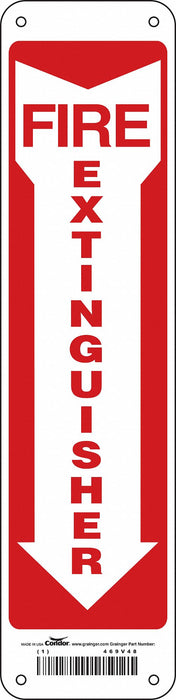 Safety Sign 14 x 3 1/2 in Polyethylene