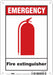 Safety Sign 10 in x 7 in Aluminum
