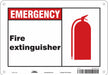 Safety Sign 7 in x 10 in Polyethylene