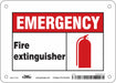 Safety Sign 5 in x 7 in Glow Vinyl