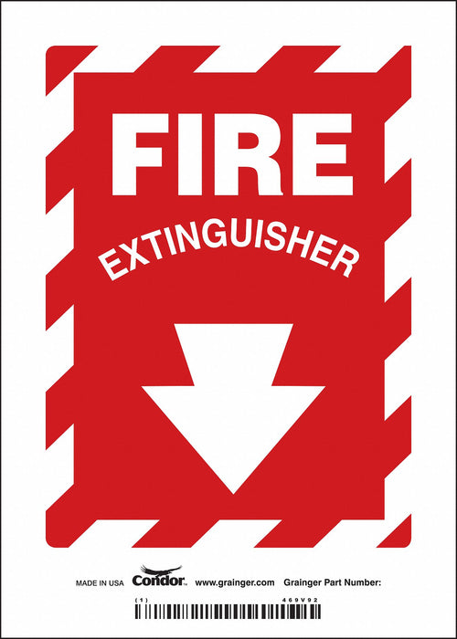 Safety Sign 7 in x 5 in Vinyl