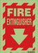 Safety Sign 14 in x 10 in Glow Vinyl