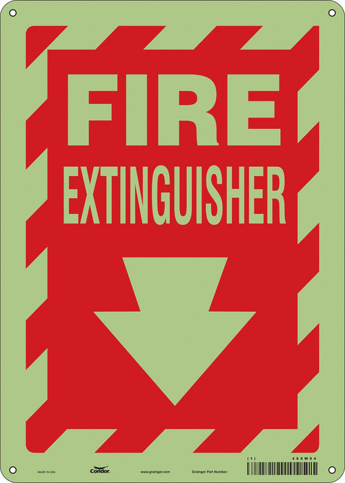 Safety Sign 14 in x 10 in Polyethylene