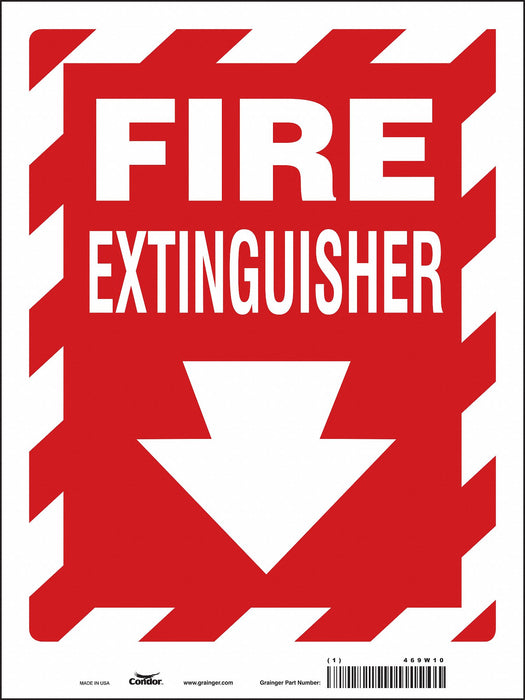 Safety Sign 12 in x 9 in Vinyl
