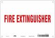 Safety Sign 7 in x 10 in Aluminum