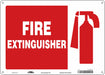 Safety Sign 10 in x 14 in Aluminum