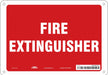 Safety Sign 7 in x 10 in Polyethylene