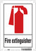 Safety Sign 10 in x 7 in Aluminum