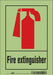 Safety Sign 10 in x 7 in Glow Vinyl