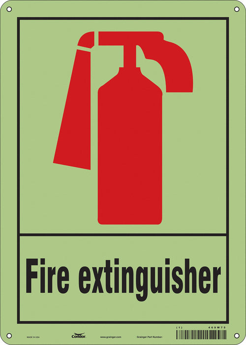 Safety Sign 14 in x 10 in Polyethylene