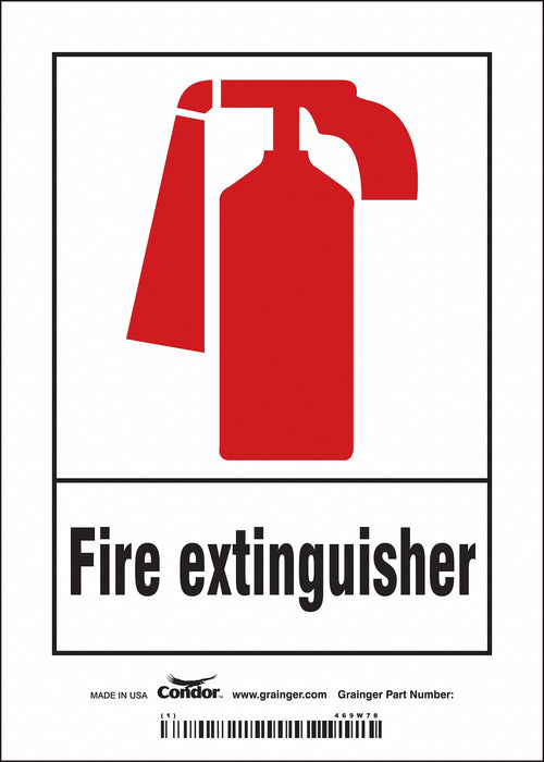 Safety Sign 7 in x 5 in Vinyl