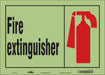 Safety Sign 10 in x 14 in Glow Vinyl