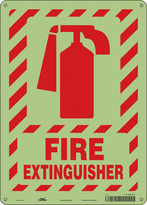Safety Sign 14 in x 10 in Polyethylene